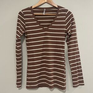 NEW - Heart & Hips Long Sleeve Striped Shirt